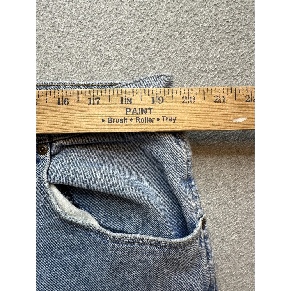 Cabela's Jeans Mens 42x34 (39x32) Light Wash Blue Denim Relaxed Fit Hunting - Picture 8 of 14